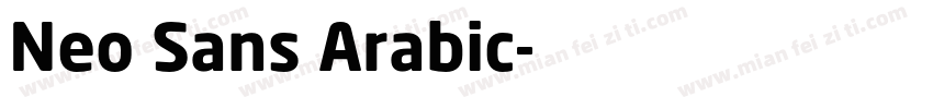 Neo Sans Arabic字体转换